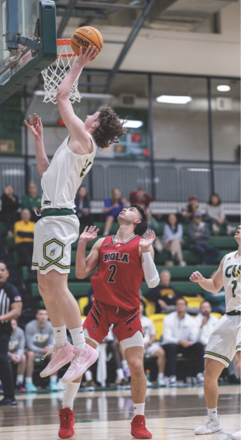 Charlie Dalton goes up to the basket